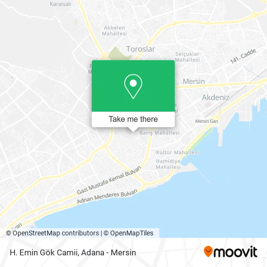 H. Emin Gök Camii map