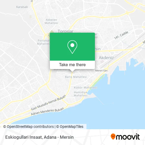 Eskiogullari Insaat map