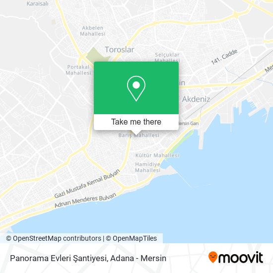 Panorama Evleri Şantiyesi map