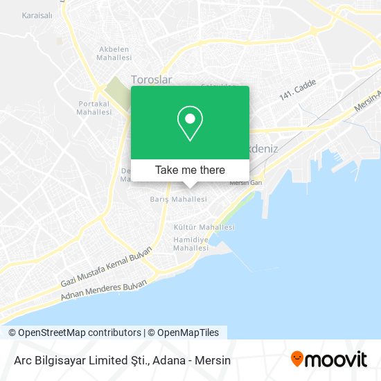 Arc Bilgisayar Limited Şti. map