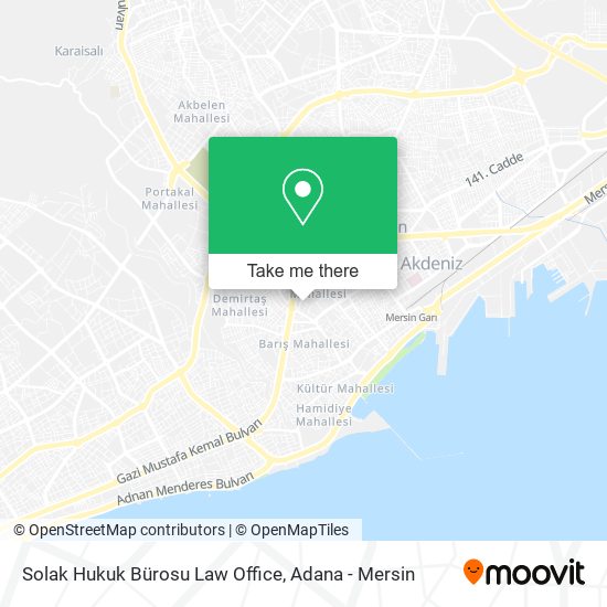 Solak Hukuk Bürosu Law Office map