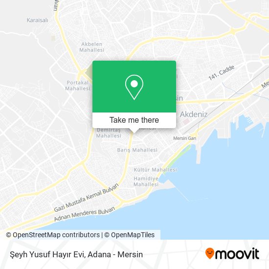 Şeyh Yusuf Hayır Evi map
