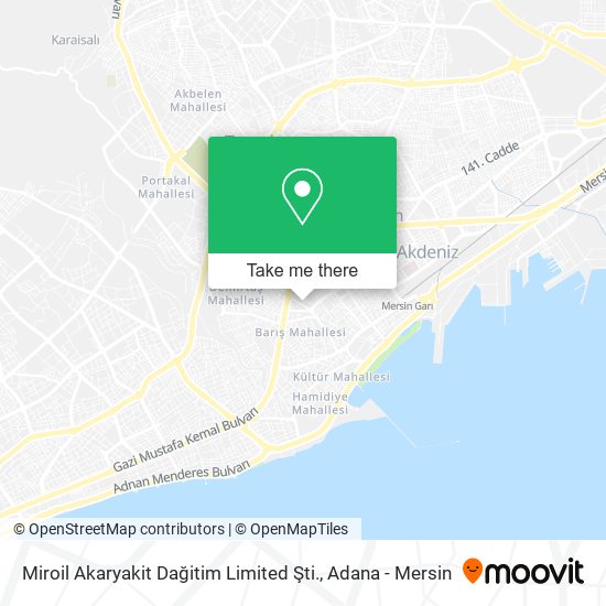 Miroil Akaryakit Dağitim Limited Şti. map