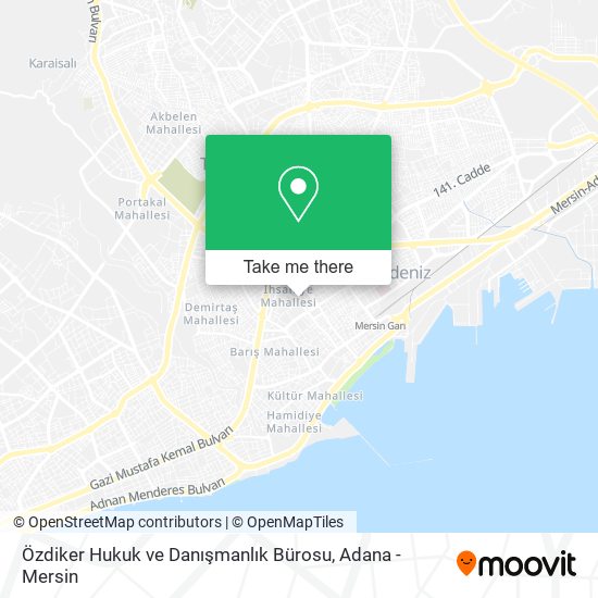 Özdiker Hukuk ve Danışmanlık Bürosu map