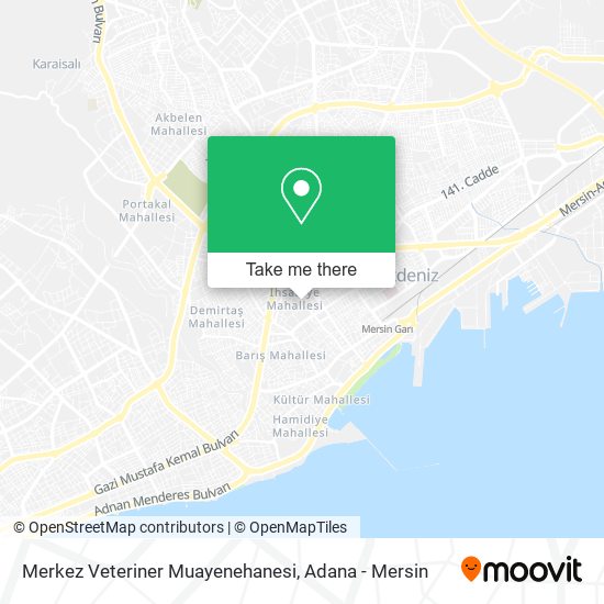 Merkez Veteriner Muayenehanesi map