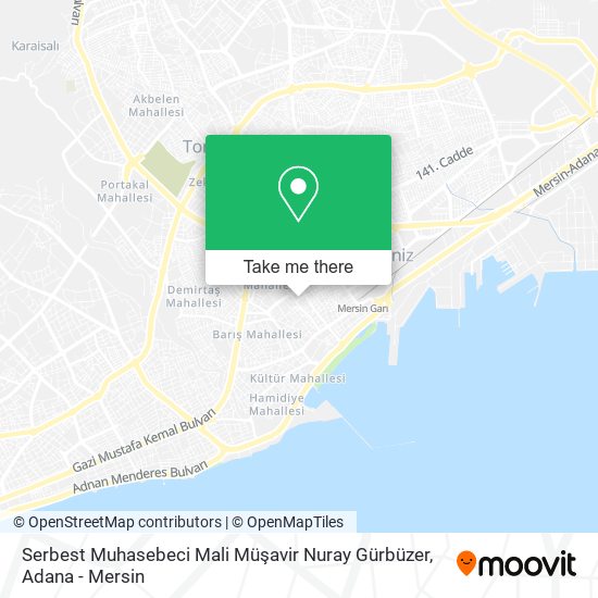 Serbest Muhasebeci Mali Müşavir Nuray Gürbüzer map