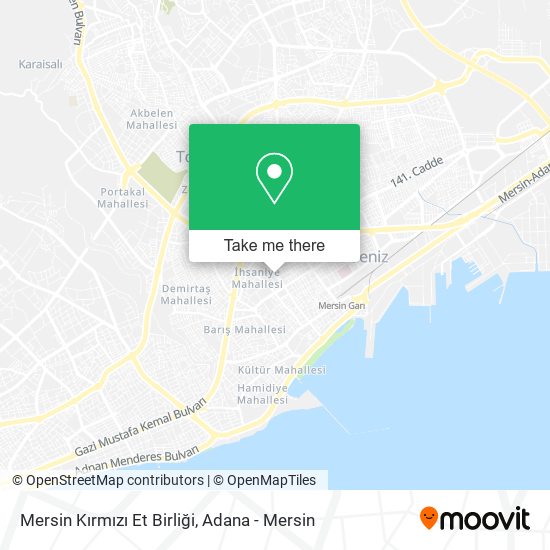 Mersin Kırmızı Et Birliği map