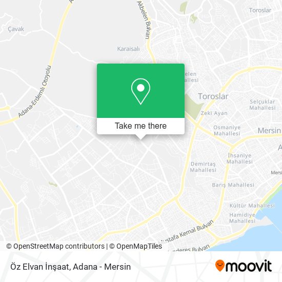 Öz Elvan İnşaat map