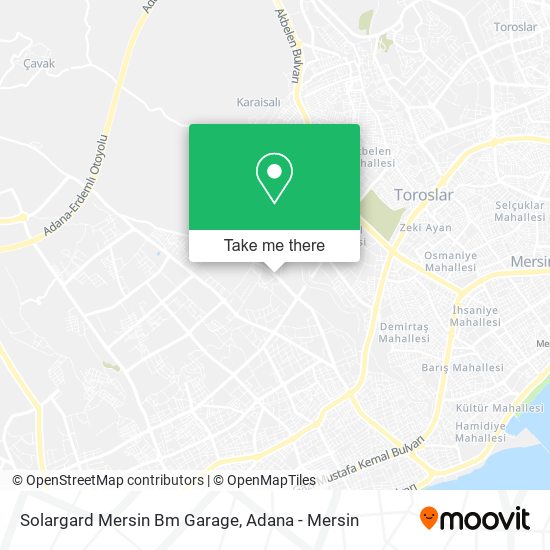 Solargard Mersin Bm Garage map