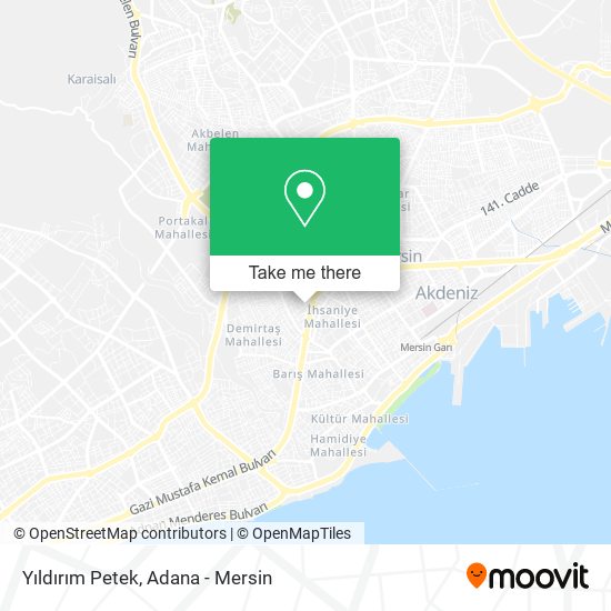 Yıldırım Petek map