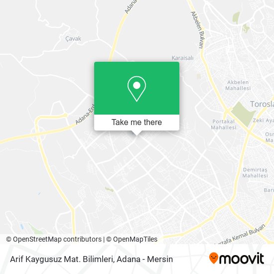 Arif Kaygusuz Mat. Bilimleri map