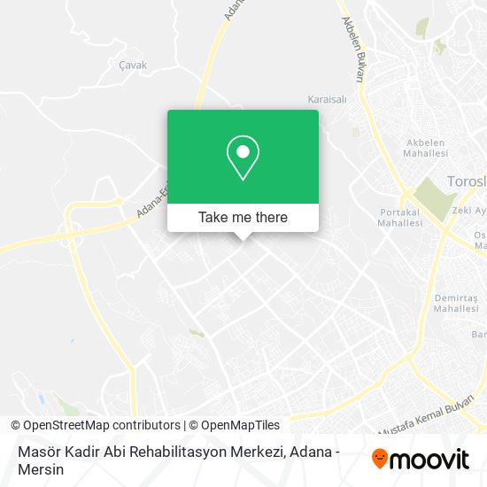 Masör Kadir Abi Rehabilitasyon Merkezi map
