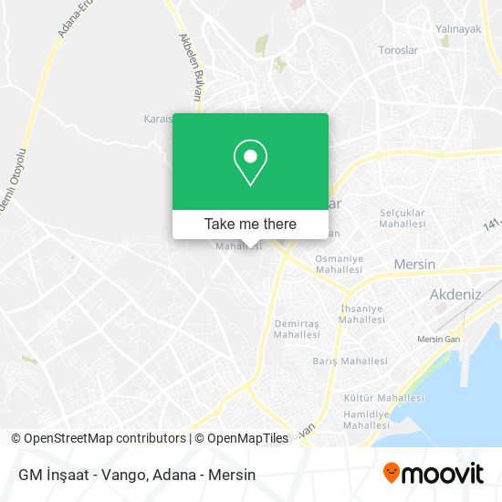 GM İnşaat - Vango map