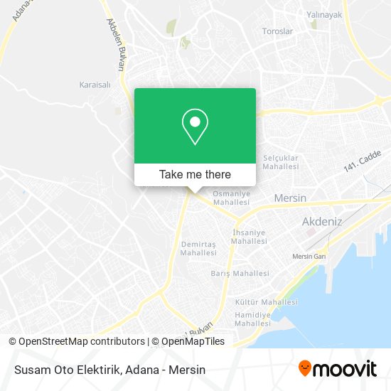 Susam Oto Elektirik map