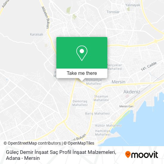 Güleç Demir İnşaat Saç Profil İnşaat Malzemeleri map
