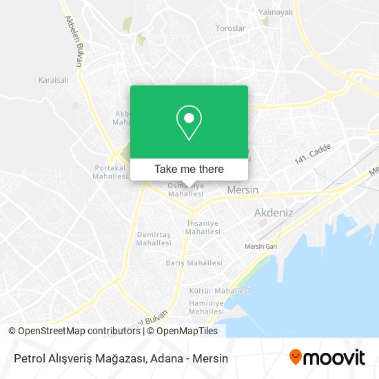 Petrol Alışveriş Mağazası map