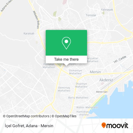 İçel Gofret map