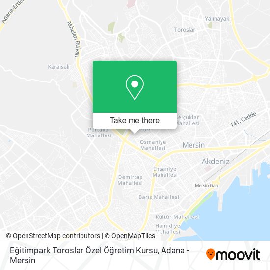 Eğitimpark Toroslar Özel Öğretim Kursu map
