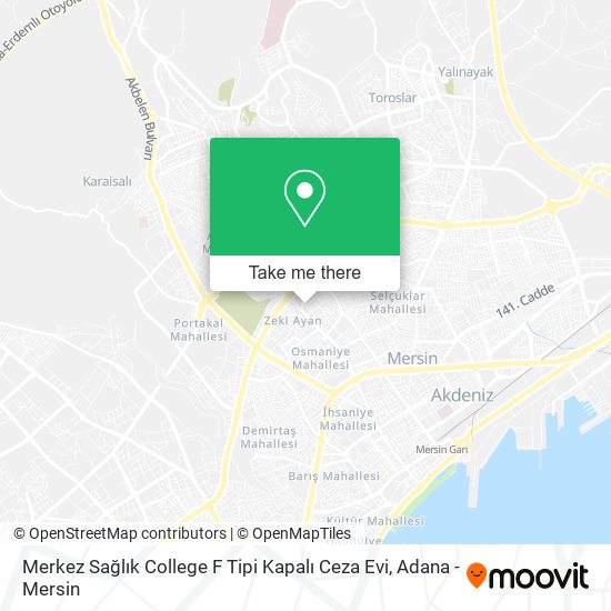 Merkez Sağlık College F Tipi Kapalı Ceza Evi map