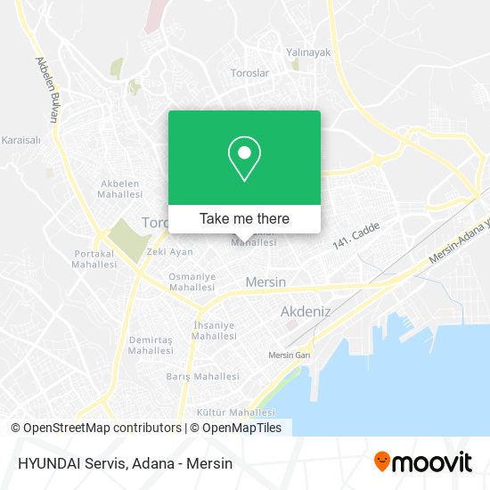 HYUNDAI Servis map