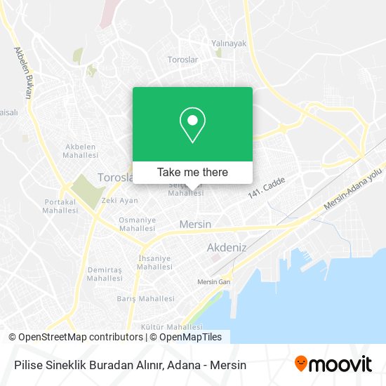 Pilise Sineklik Buradan Alınır map