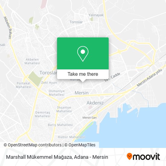 Marshall Mükemmel Mağaza map
