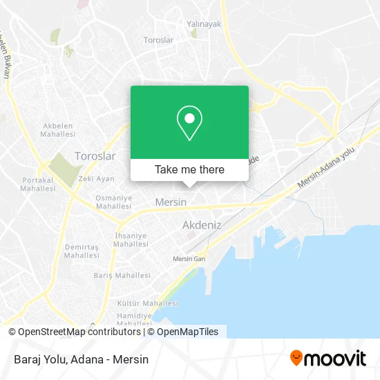 Baraj Yolu map