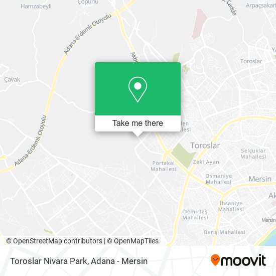 Toroslar Nivara Park map