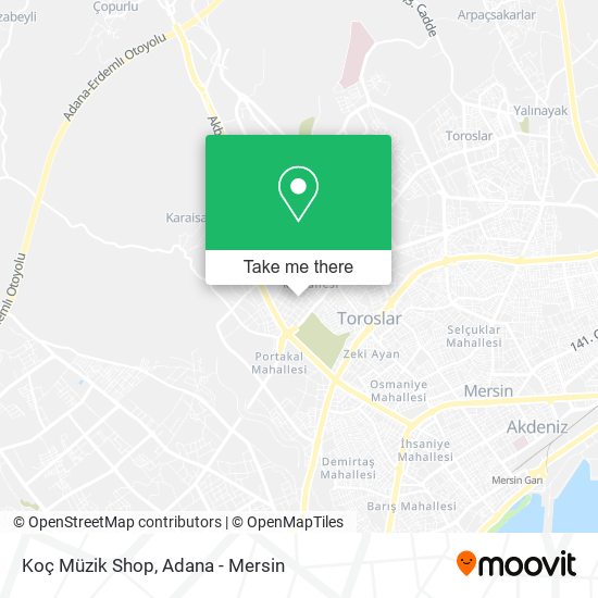 Koç Müzik Shop map