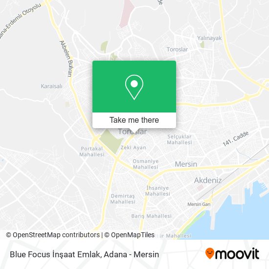 Blue Focus İnşaat Emlak map