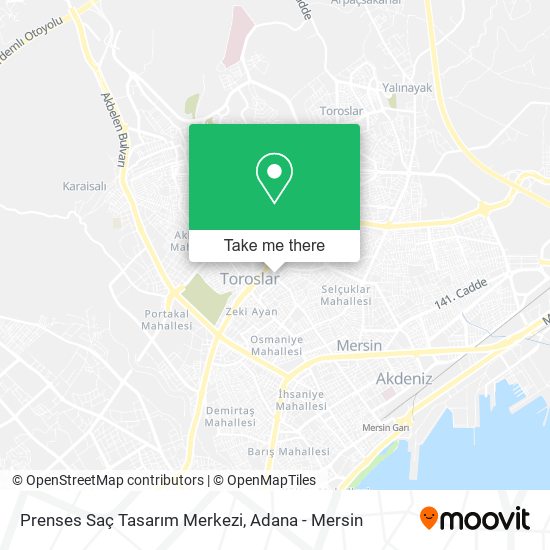 Prenses Saç Tasarım Merkezi map