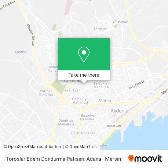 Toroslar Edem Dondurma Patiseri map