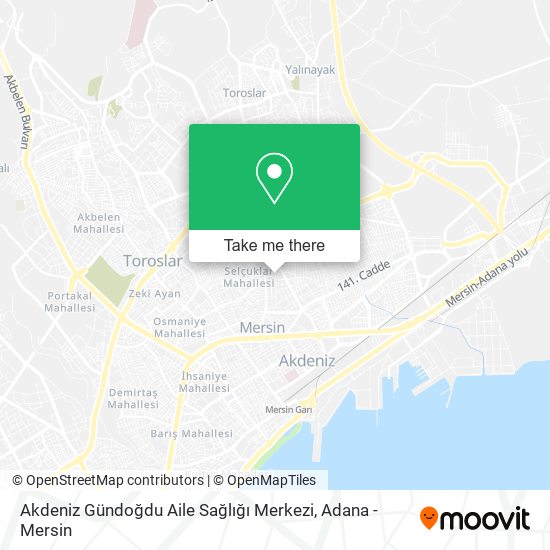 Akdeniz Gündoğdu Aile Sağlığı Merkezi map