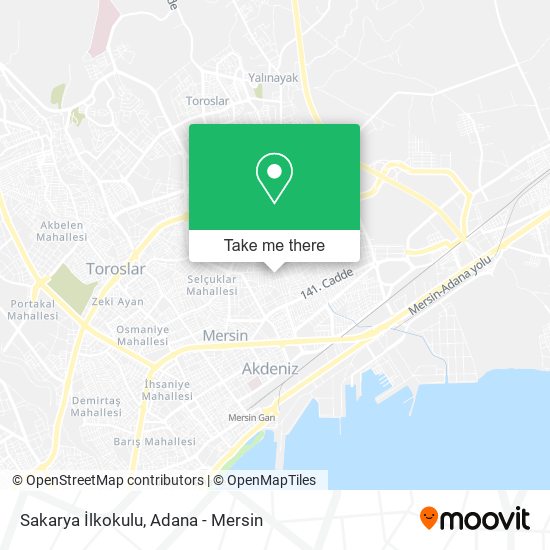 Sakarya İlkokulu map
