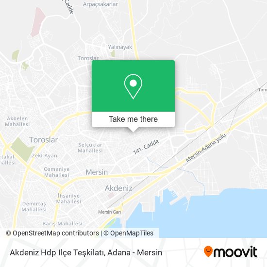 Akdeniz Hdp Ilçe Teşkilatı map