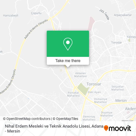 Nihal Erdem Mesleki ve Teknik Anadolu Lisesi map