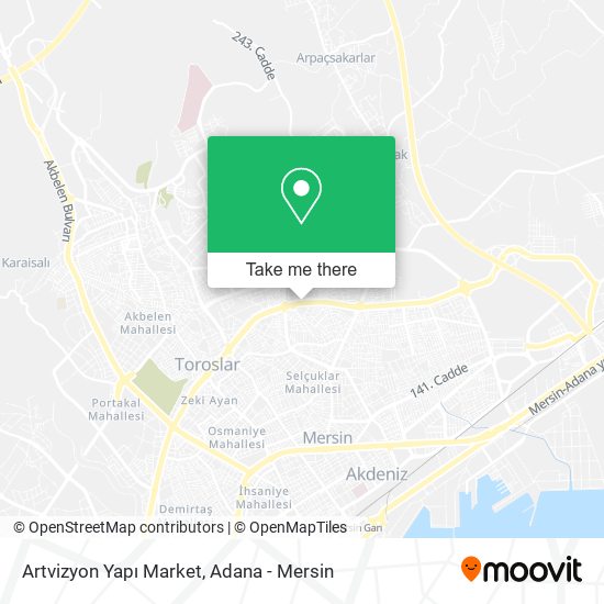 Artvizyon Yapı Market map