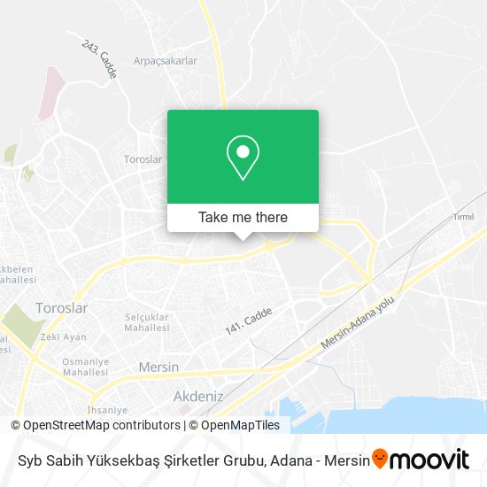 Syb Sabih Yüksekbaş Şirketler Grubu map