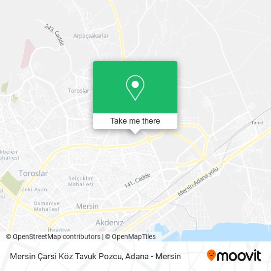 Mersin Çarsi Köz Tavuk Pozcu map