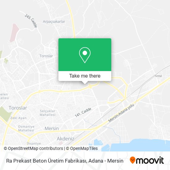 Ra Prekast Beton Üretim Fabrikası map