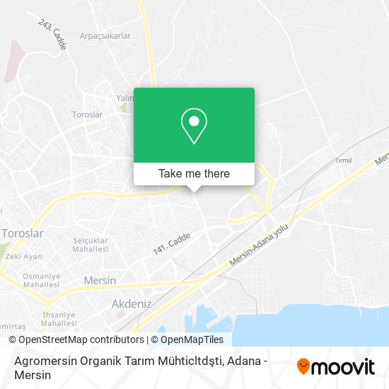 Agromersin Organik Tarım Mühticltdşti map