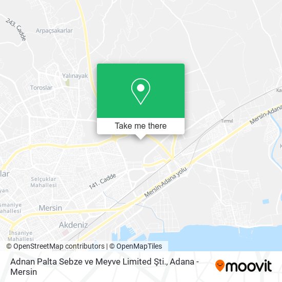 Adnan Palta Sebze ve Meyve Limited Şti. map