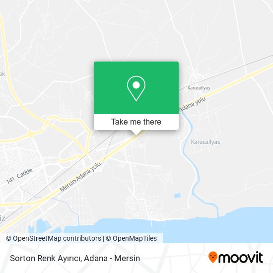 Sorton Renk Ayırıcı map