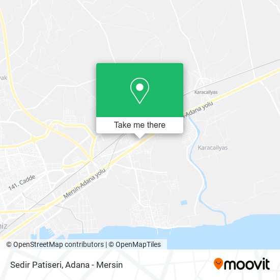 Sedir Patiseri map