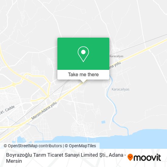 Boyrazoğlu Tarım Ticaret Sanayi Limited Şti. map