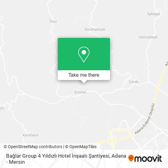 Bağlar Group 4 Yıldızlı Hotel İnşaatı Şantiyesi map