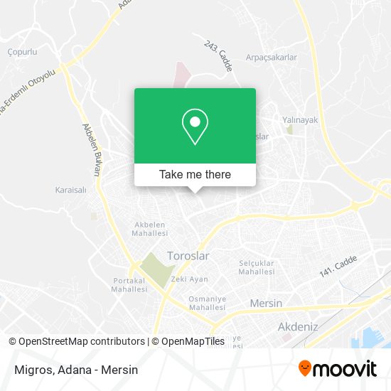 Migros map