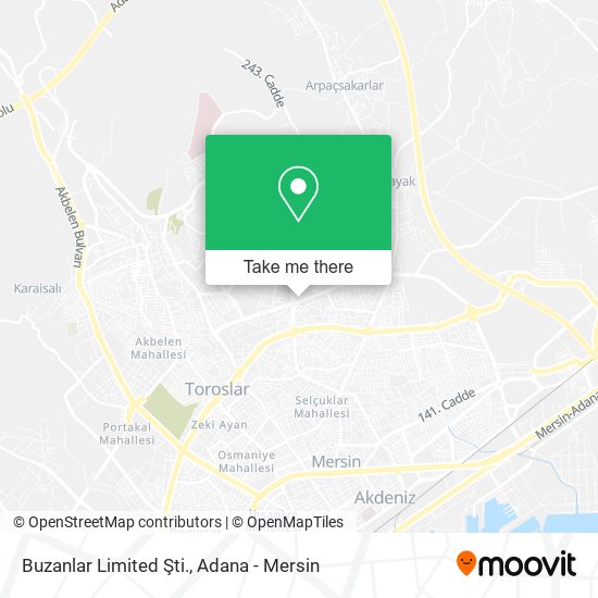 Buzanlar Limited Şti. map