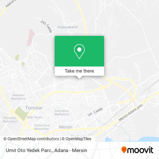 Umıt Oto Yedek Parc. map