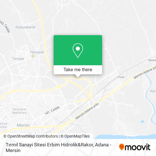 Tırmıl Sanayi Sitesi Erbim Hidrolik&Rakor map